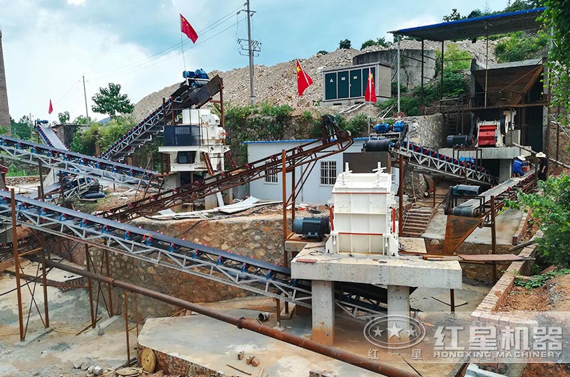 2mm沙子加工現(xiàn)場