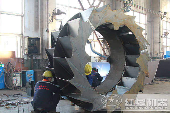 水洗砂機器生產(chǎn)車間